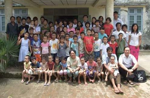 Children from Bago Grace Home
